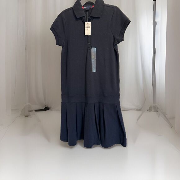 GAP Other - Gap Kids Navy Knit Pleated Girls Dress Sz MD NWT